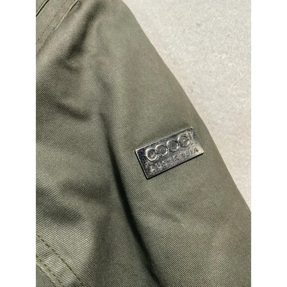 Coogi Jacket Youth Size 7 Green, Logo, Full Zip, Hooded